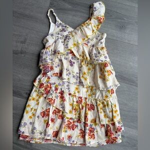 Zara Girls Floral Ruffle Tiered Dress | Spring Easter Summer Party Dress